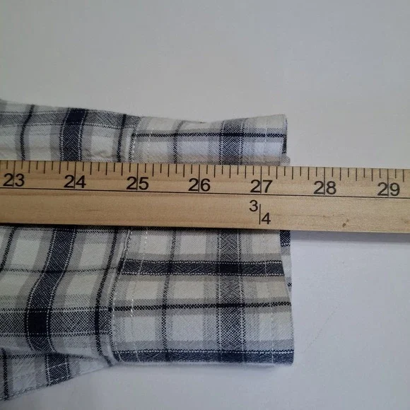 Lucky Brand Shirt Men 2XL Blue‎ Pearl Snap Long Sleeve Western Rodeo Casual - Picture 12 of 12